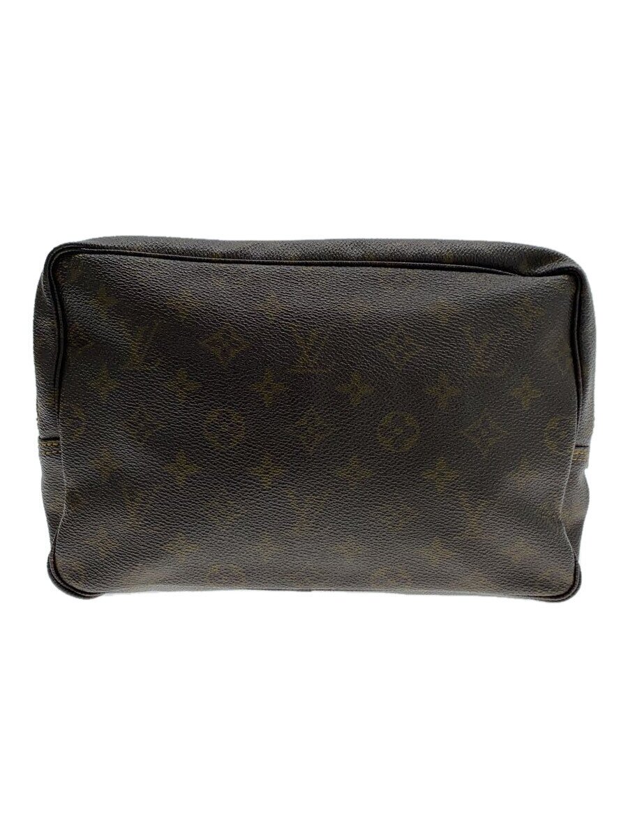 【中古】LOUIS VUITTON◆トゥルース・トワレット28_モノグラム・帆布_BRW/PVC/BRW【御徒面子】