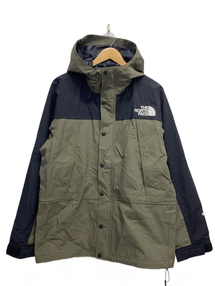 【中古】THE NORTH FACE◆MOUNTAIN LIGHT JACKET_マウンテンライトジャケット/M/ゴアテックス/KHK【メンズウェア】