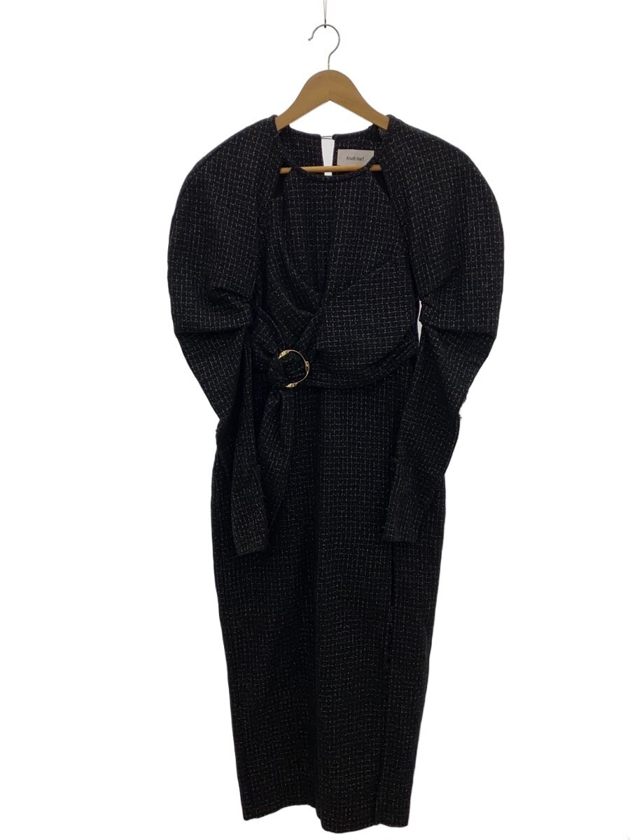 【中古】Knuth Marf◆長袖衣装/XS/ポリエステル/BLK/無地【レディース御召しもの】