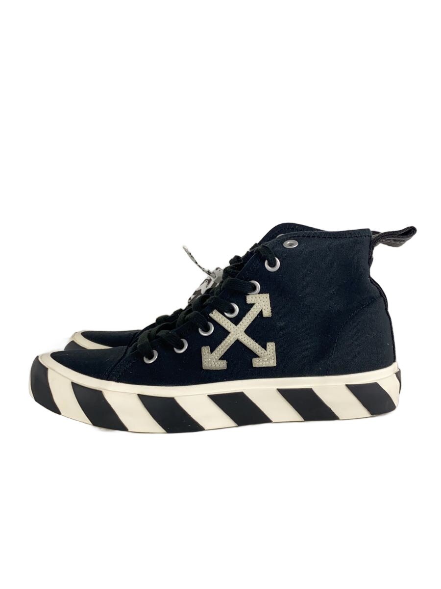 【中古】OFF-WHITE◆MID TOP VULCANIZED CANVAS/42/ブラック/OMIA119【シューズ】|2nd STREET 店
