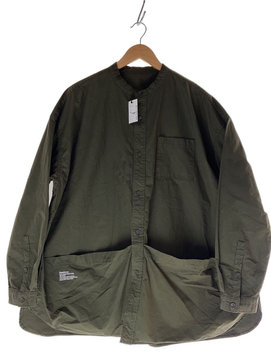 【中古】FreshService◆長袖プルオーバー/上衣/綿織物/カーキ/FSW-18-SH//【メンズウェア】