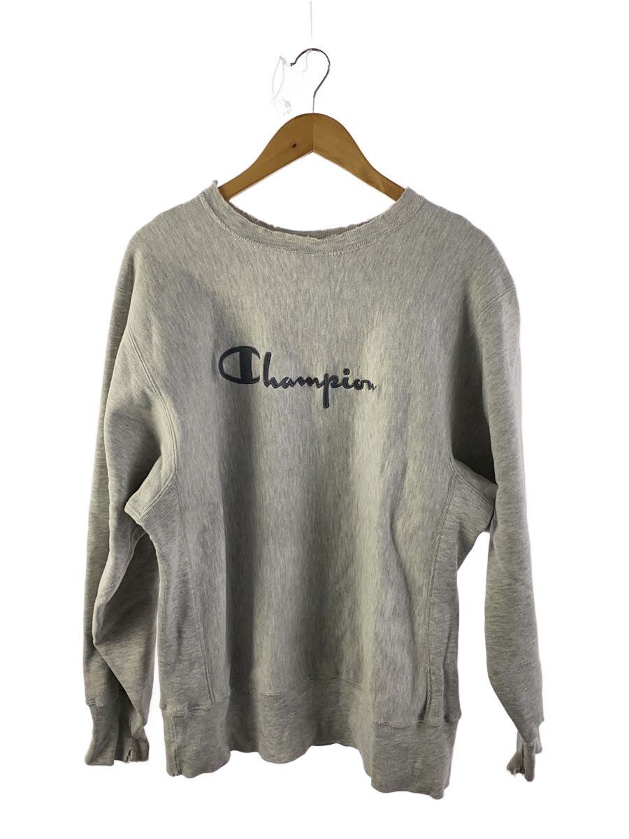 【中古】Champion◆スウェット/L/コットン/GRY/無地//【メンズウェア】｜2ｎｄ STREET 店
