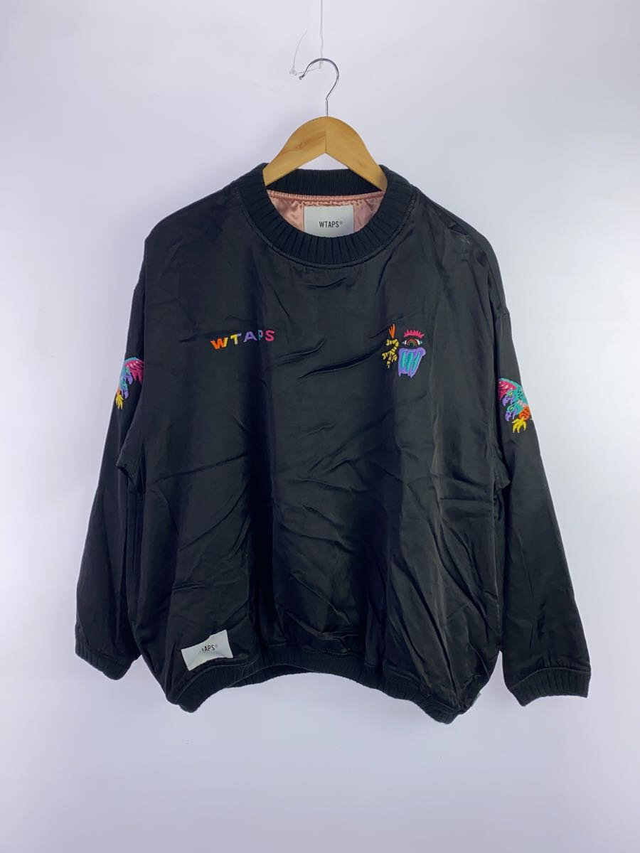 【中古】WTAPS◆汗水/2/人絹/BLK/182tqdt-jkm06//【メンズウェア】