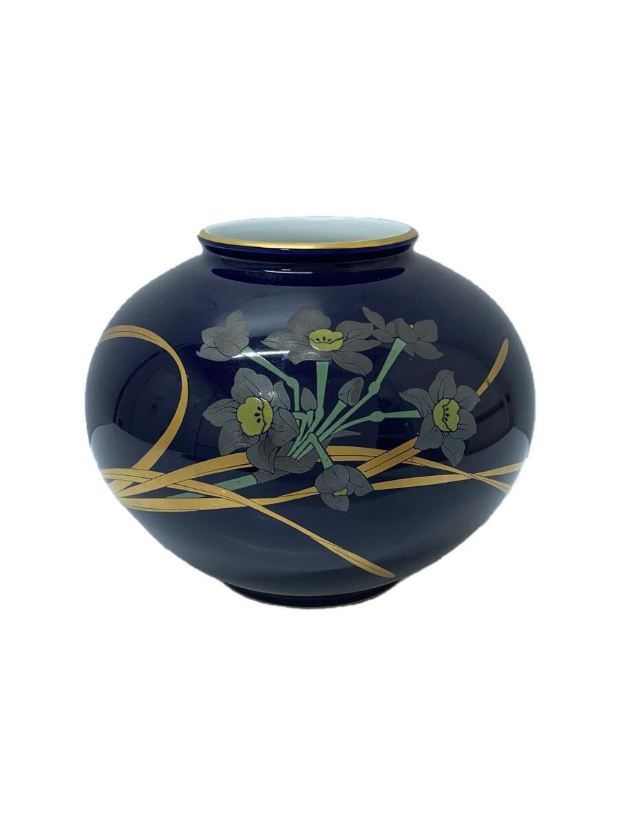 楽天市場】香蘭社 花瓶 壺 ルリ薔薇 R325-NB5 [jgg]【中古】 : サカイ