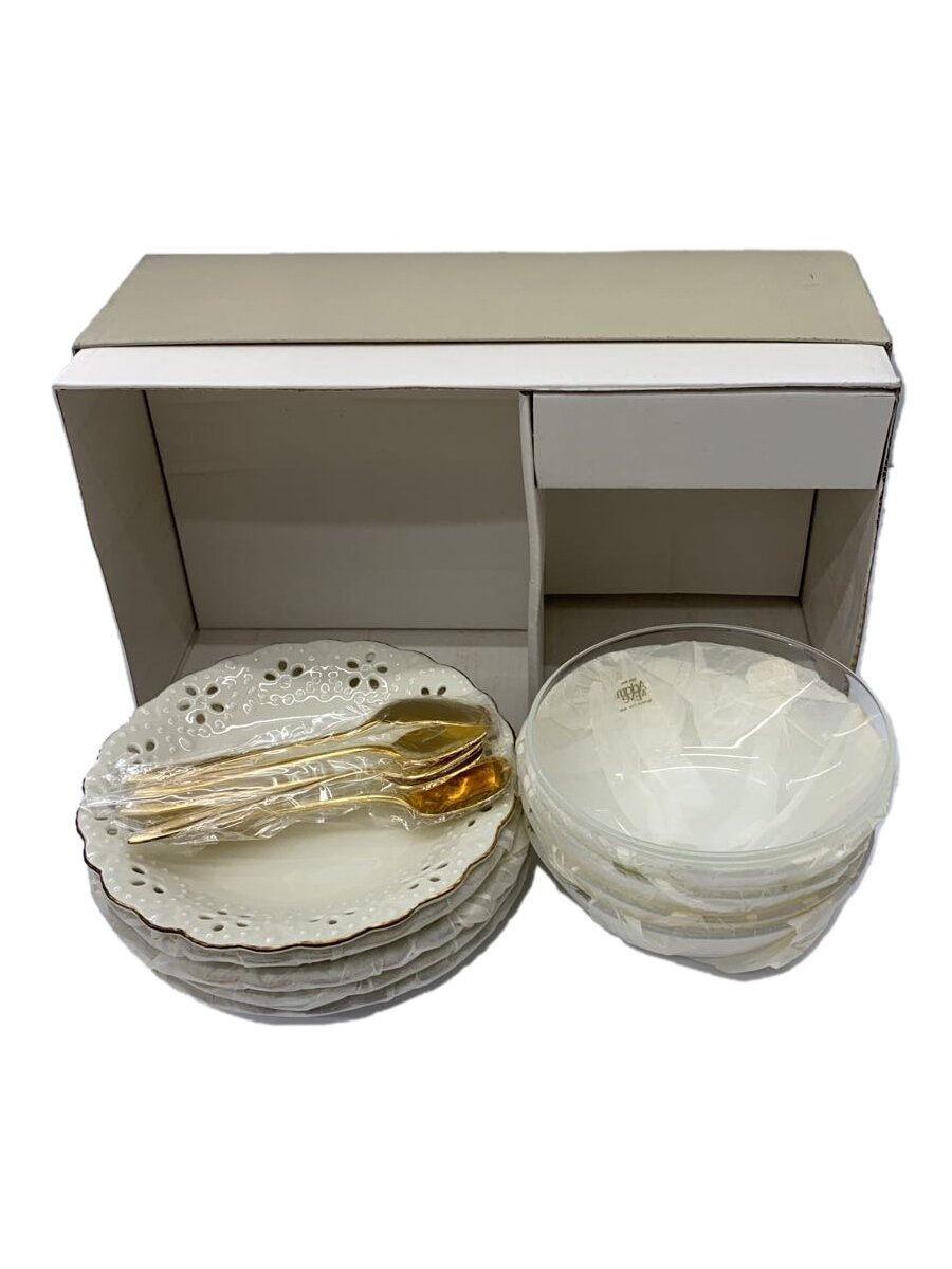 【中古】Adam&Eve◆洋食器その他/5点セット/WHT【キッチン用品】