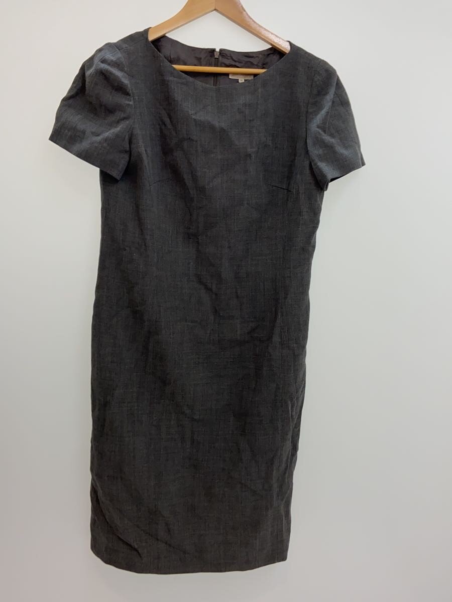 【中古】BURBERRYS◆半袖衣装/40/羊毛/薄墨色/FMA03-604【レディース御召しもの】