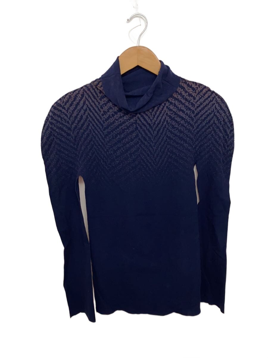 【中古】ISSEY MIYAKE◆長袖カットソー/2/ナイロン/NVY/IM03KK618//【レディース御召しもの】