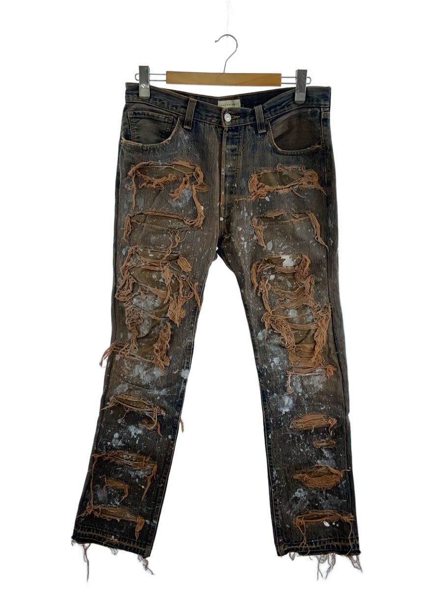 【中古】INNOCENCE NYC◆DESTROY DENIM PANTS/ダメージ加工/ペンキ加工/34/デニム/INDEDM01//【メンズウェア】｜2ｎｄ STREET 店