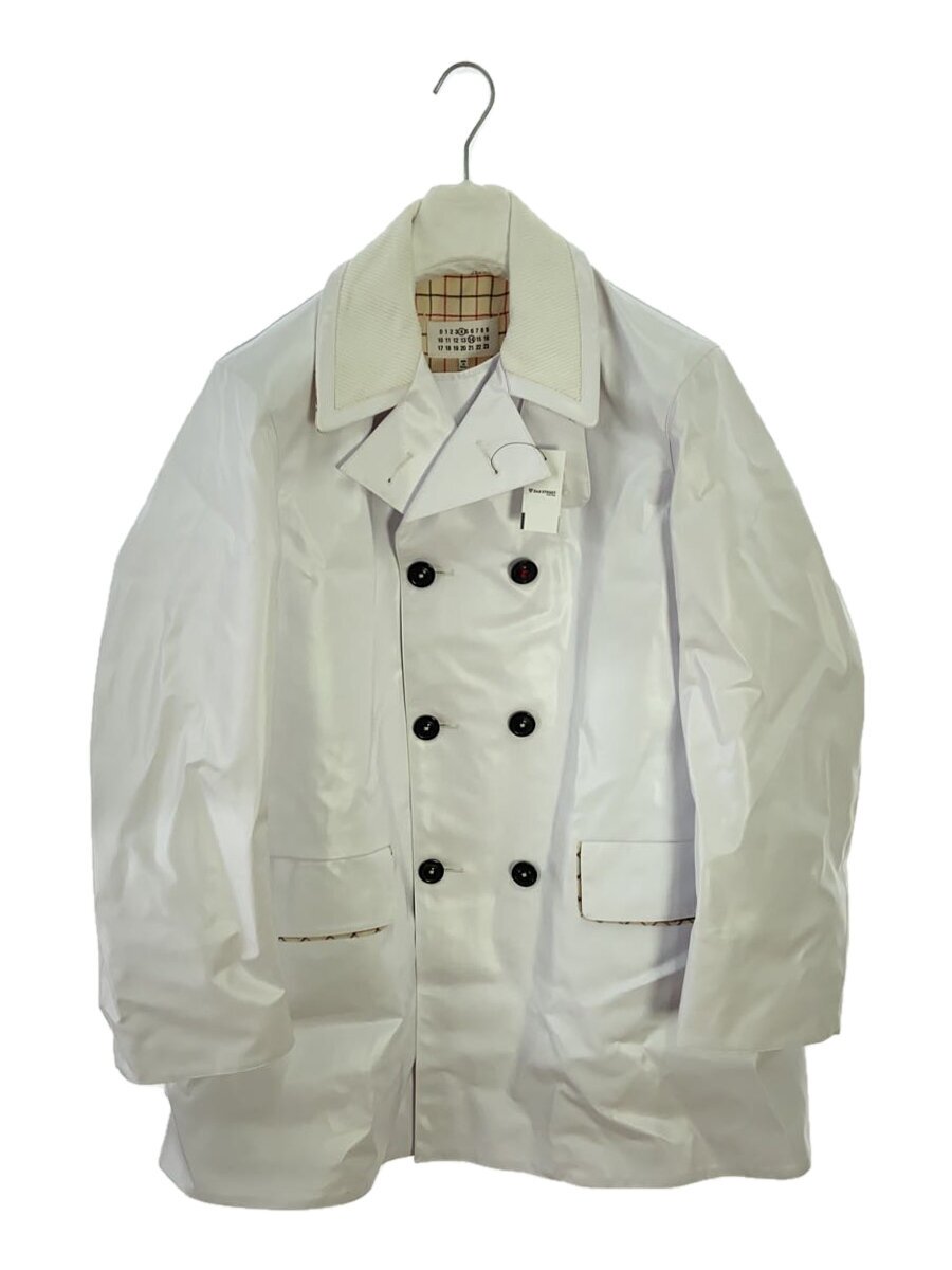 【中古】Maison Margiela◆22AW/Chalk PVC trench coat/414/コート/44/WHT/SI1AM004 S53549//【メンズウェア】｜2ｎｄ STREET 店