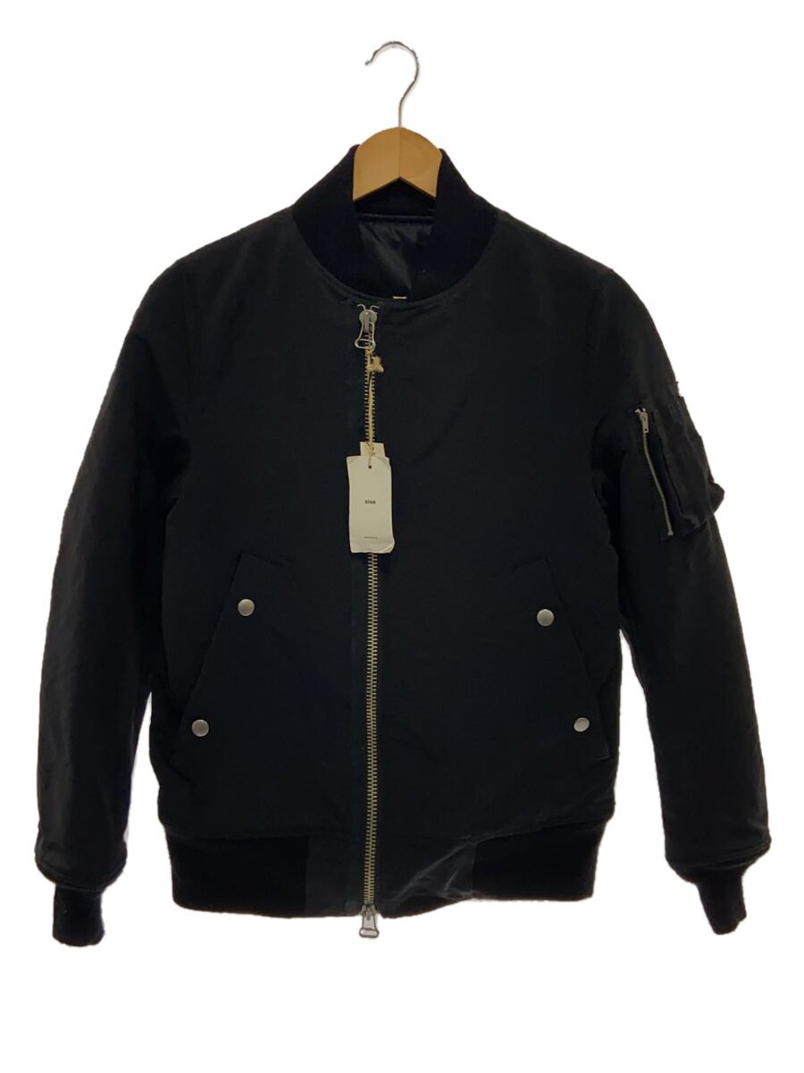 【中古】sixe◆フライトジャケット/46/ポリエステル/BLK【メンズウェア】｜2ｎｄ STREET 店