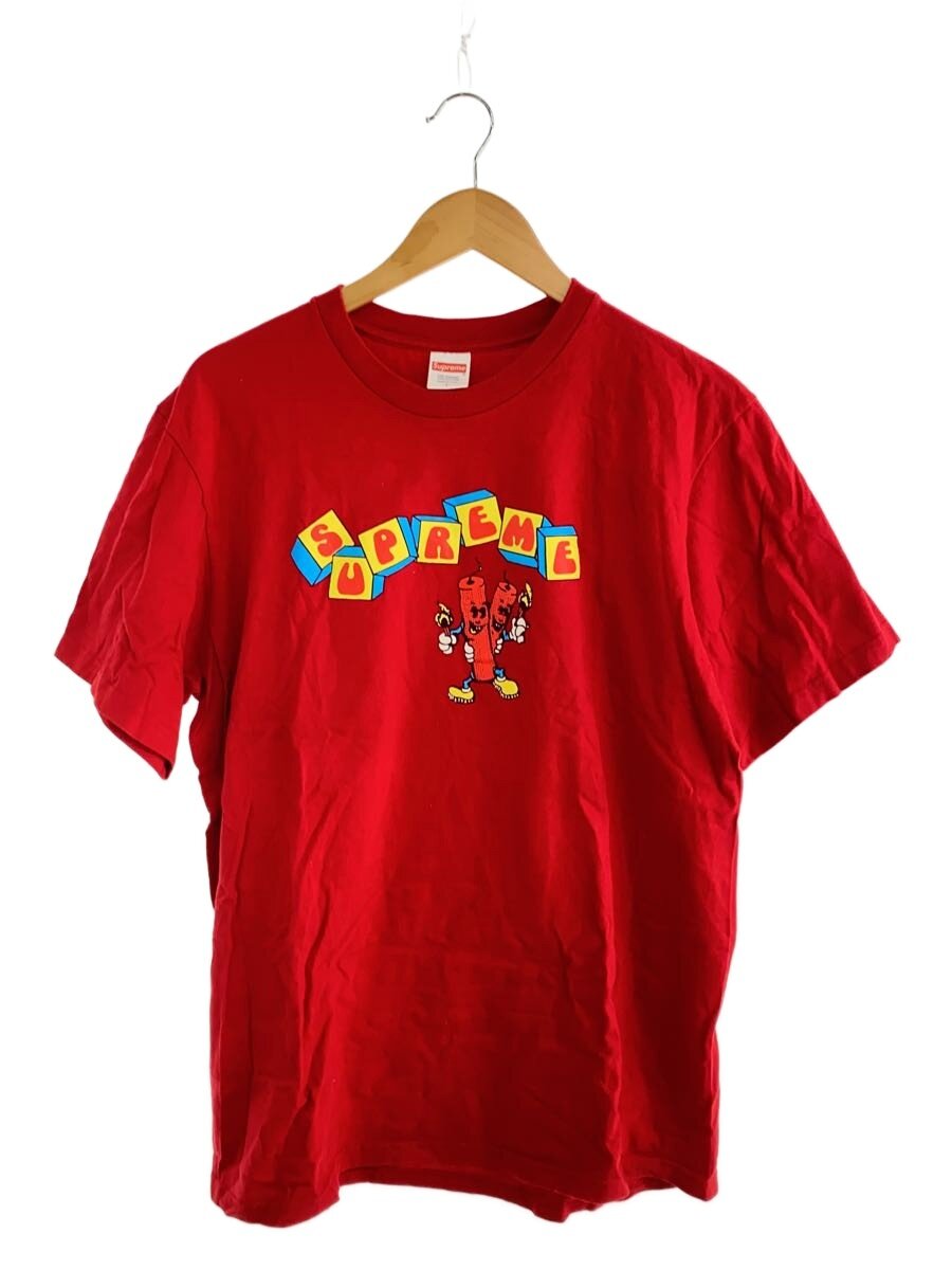【中古】Supreme◆プルオーバー/L/綿織物/RED/RN101837【メンズウェア】