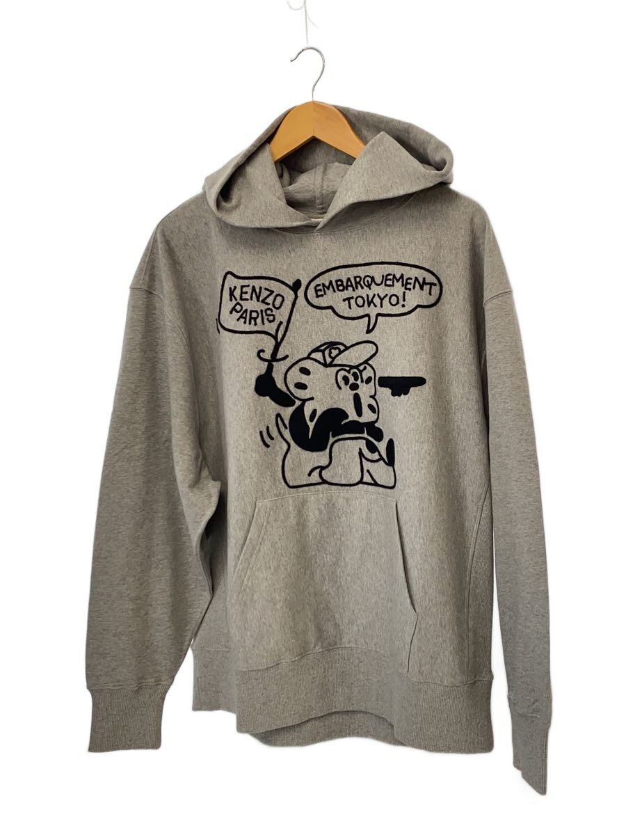 【中古】KENZO◆汗水/M/綿織物/GRY/fd55西南4984mf【メンズウェア】