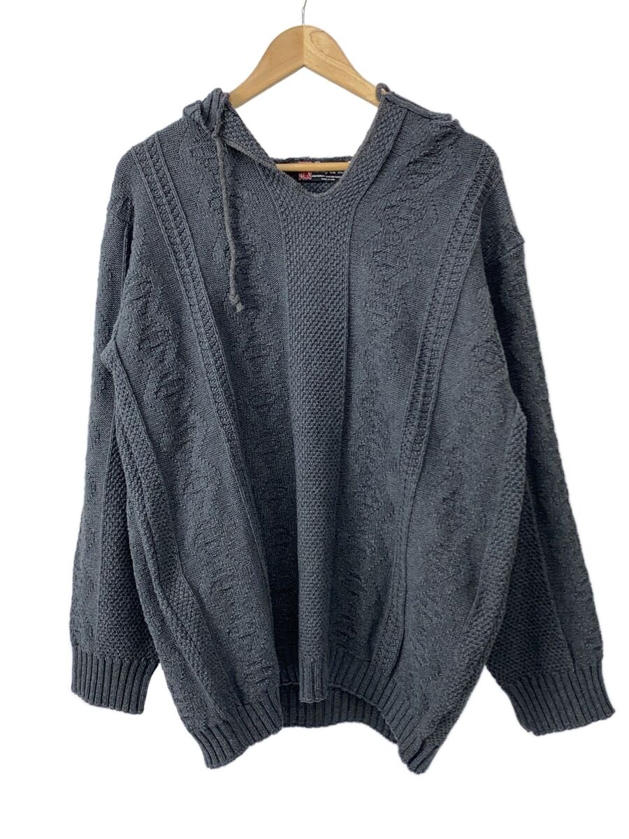 【中古】Binghamton Knitting Co/編み物・ティーシャツ(朦朦たる)/M/綿織物/GRY/wpl805【メンズウェア】
