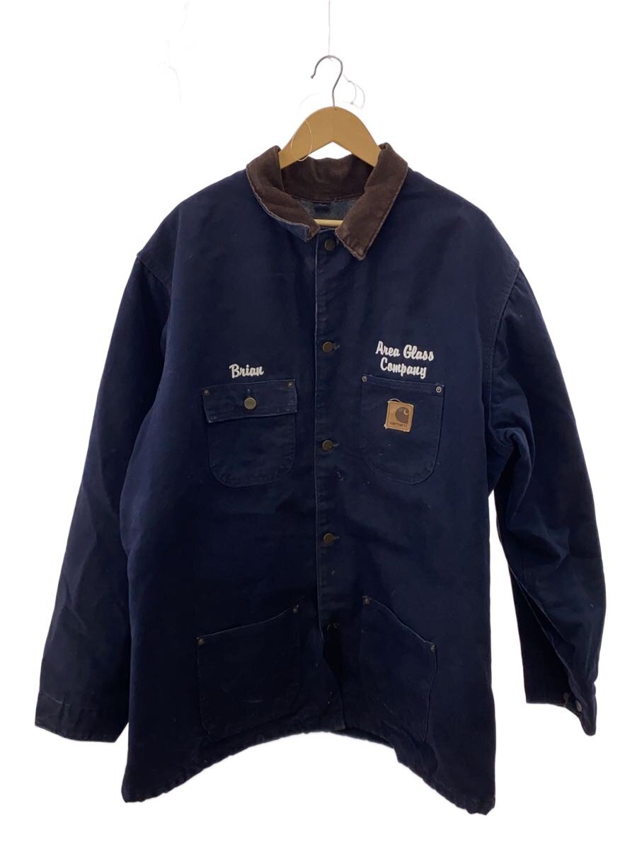 【中古】Carhartt◆USA製/チョアコート//裏地ブランケット/ジャケット/XL/コットン/NVY/C02 MDT/【メンズウェア】｜2ｎｄ STREET 店