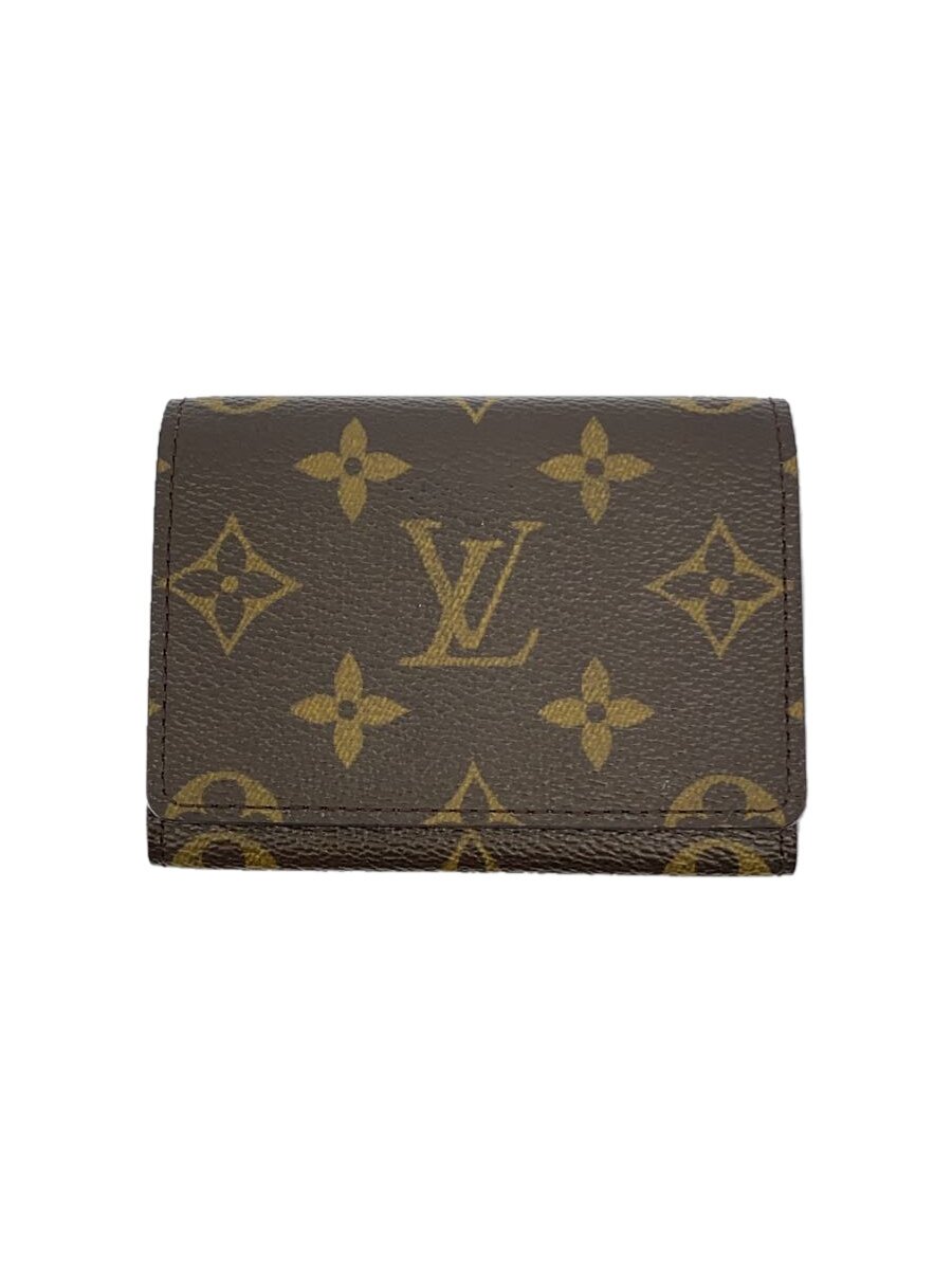 【中古】LOUIS VUITTON◆アンヴェロップ・カルト・ドゥ・ヴィジット_モノグラム・キャンバス/レザー/BRW/メンズ【服飾雑貨他】｜2ｎｄ STREET 店