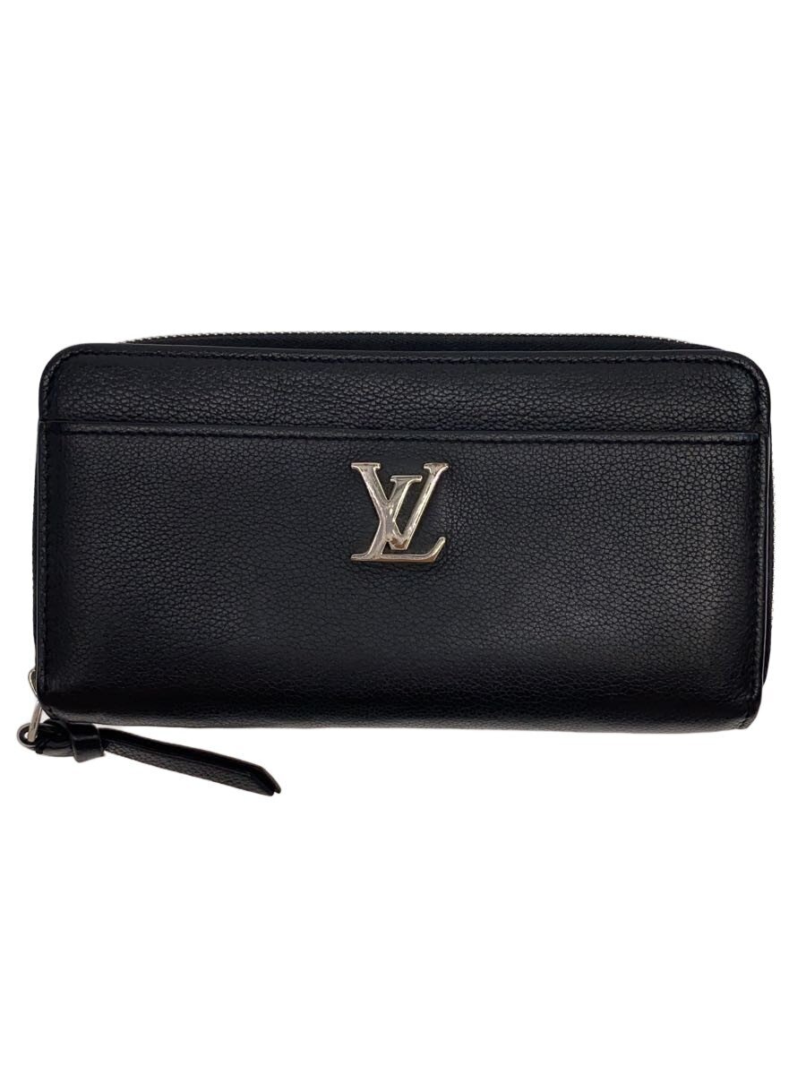 【中古】LOUIS VUITTON◆ジッピー・ロックミー/牛皮/BLK/メンズ//【服飾雑貨他】
