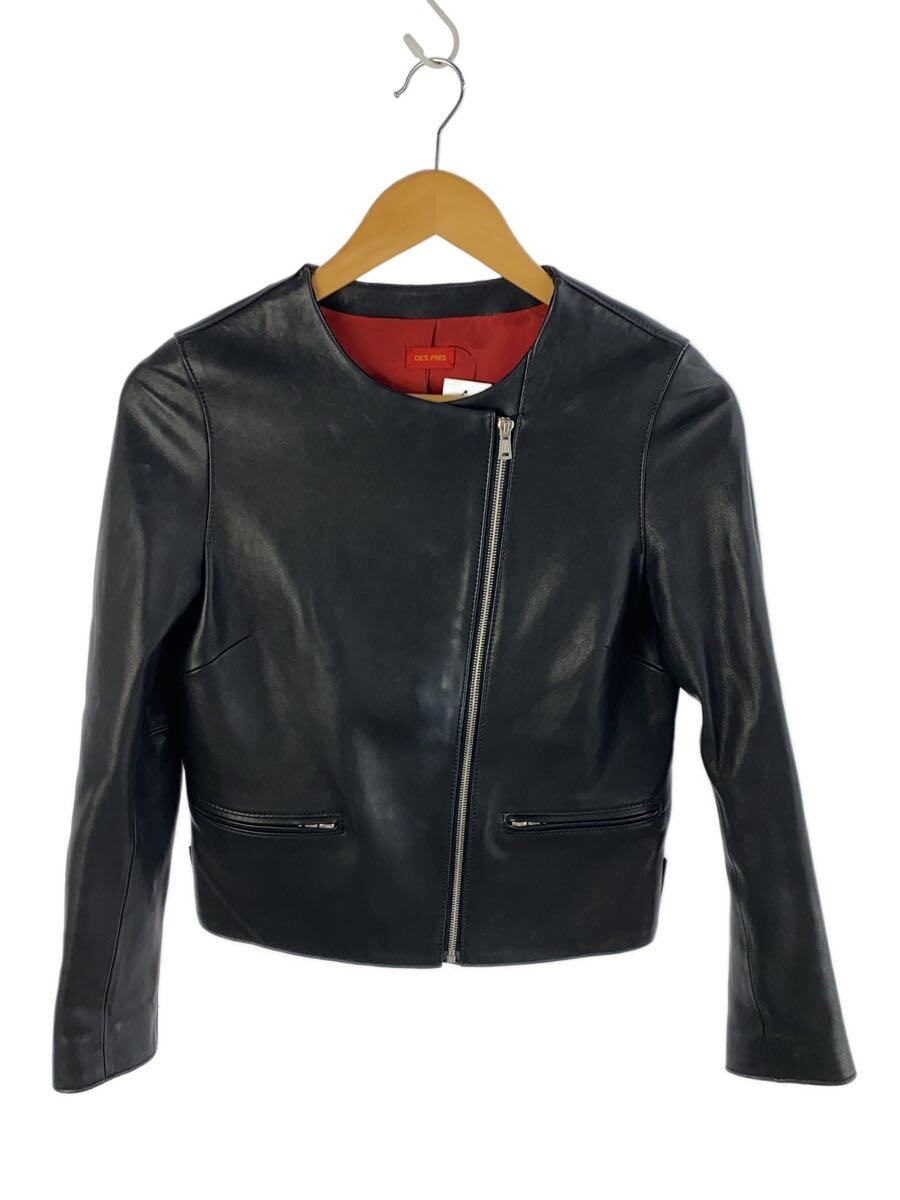 【中古】DES PRES◆シングルライダースジャケット/36/羊革/BLK/22-07-74-07001【レディースウェア】|2nd STREET 店