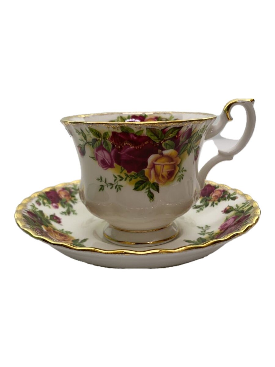 【中古】Royal Albert◆カップ&ソーサー/5点セット/オールドカントリーローズ/薔薇【キッチン用品】