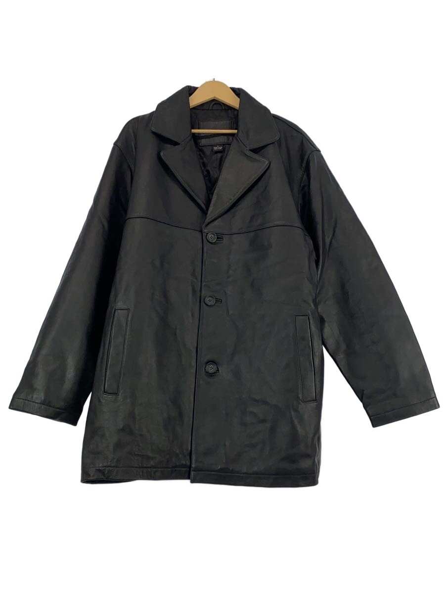 【中古】KnightsBridge◆レザージャケット・ブルゾン/L/レザー/BLK【メンズウェア】｜2ｎｄ STREET 店