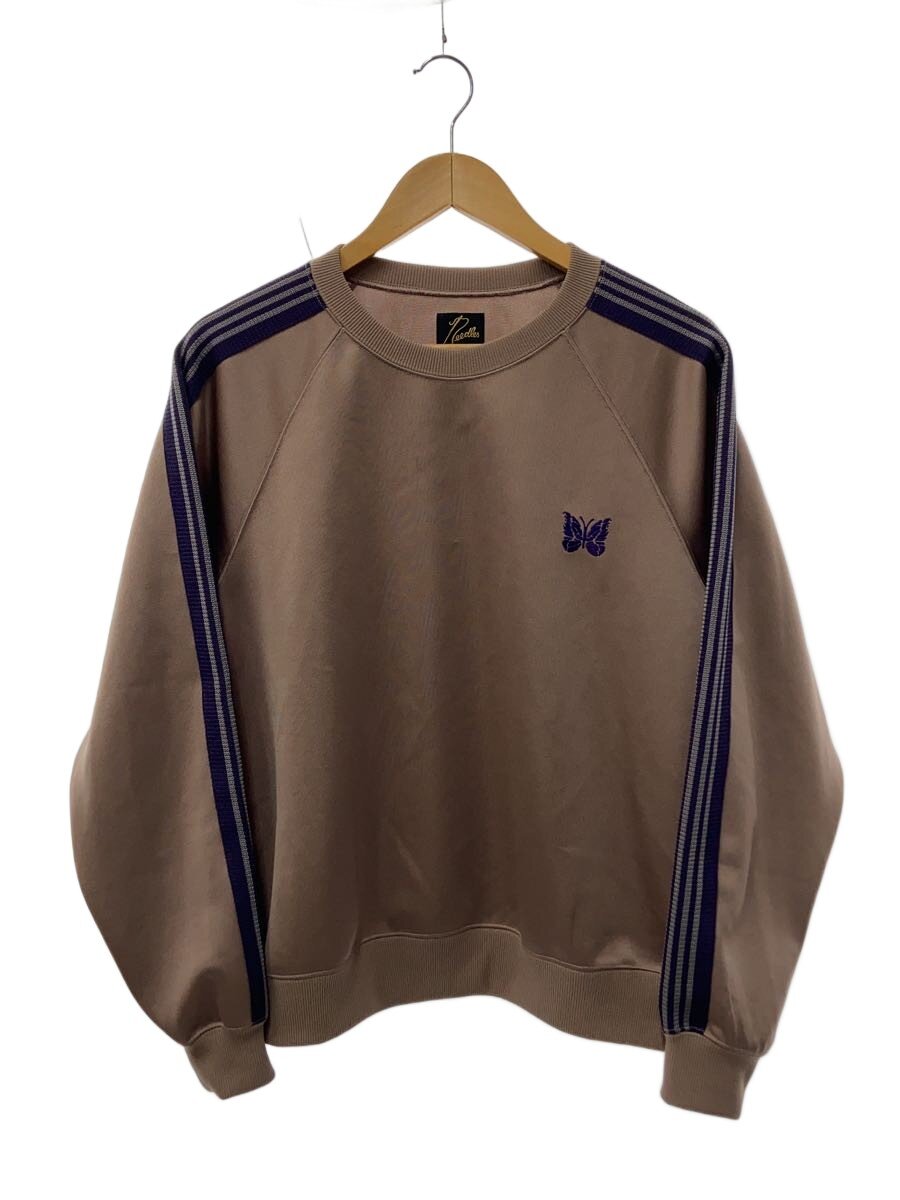 【中古】Needles◆汗水/XS/ポリエステル/パープル/Track Crew Neck Shirt - Poly Smooth//【メンズウェア】