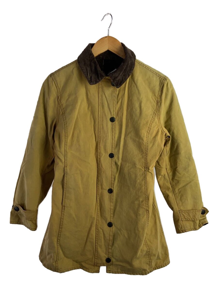 【中古】Barbour◆上衣/8/綿織物/駱駝/NewMarket JKT/袖分け取り色変わり有【レディース御召しもの】