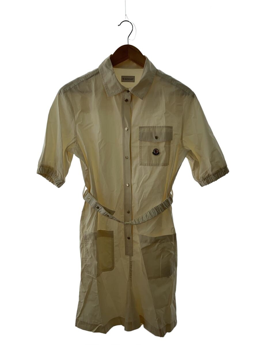 【中古】MONCLER◆半袖オールインワン/--/綿織物/CRM【レディースお召しもの】