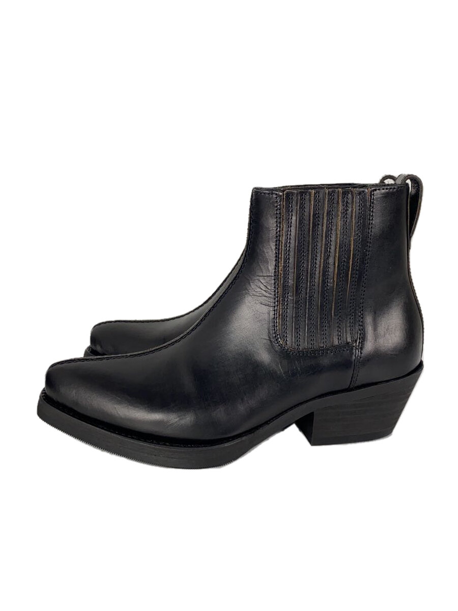 【中古】OUR LEGACY◆CENTER BOOT/サイドゴアブーツ/38/黒いこと/なめし革//【シューズ】