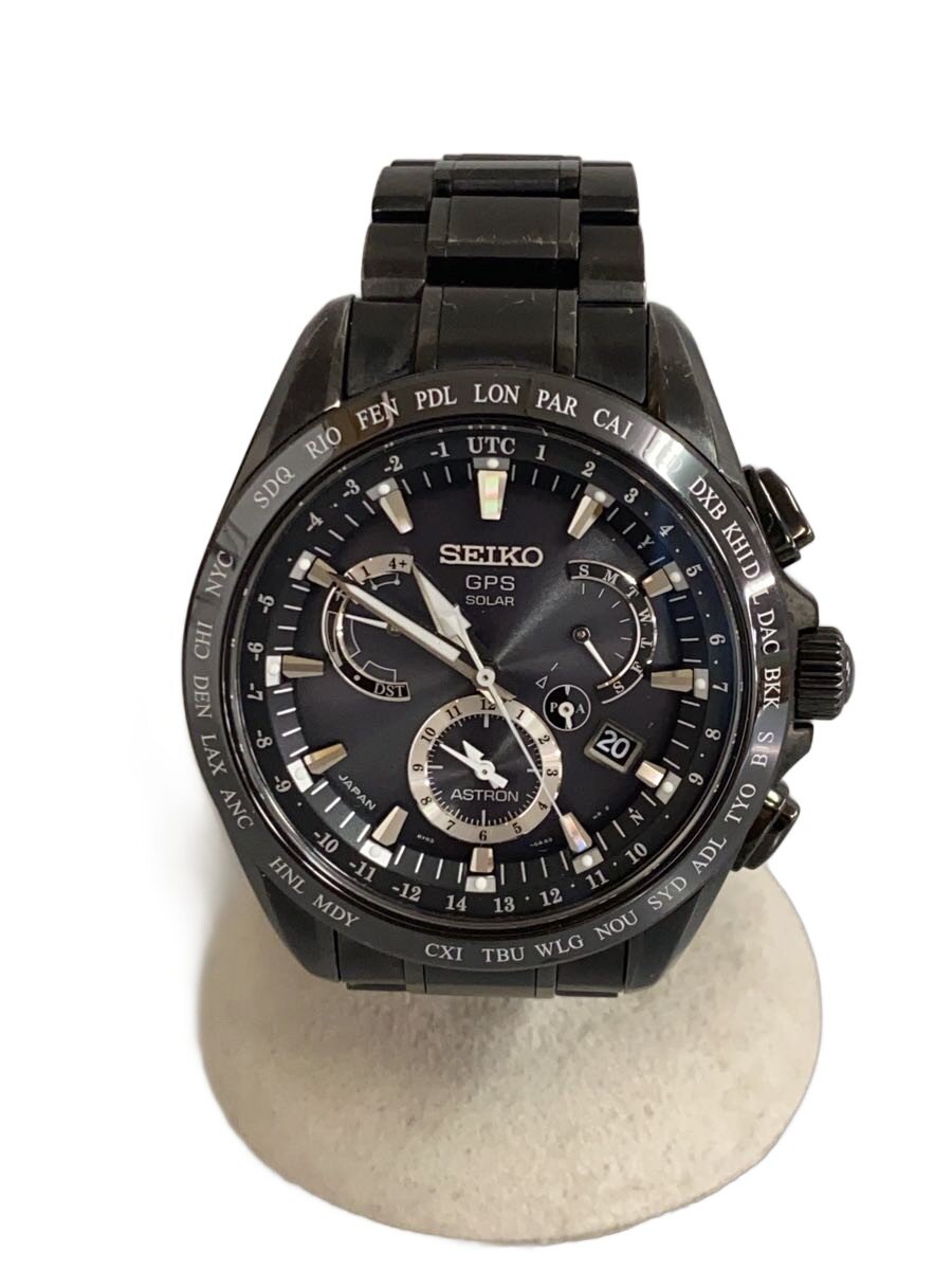 【中古】SEIKO◆ソーラー腕時計/アナログ/BLK/8X53-0AB0-2【服飾雑貨他】｜2ｎｄ STREET 店