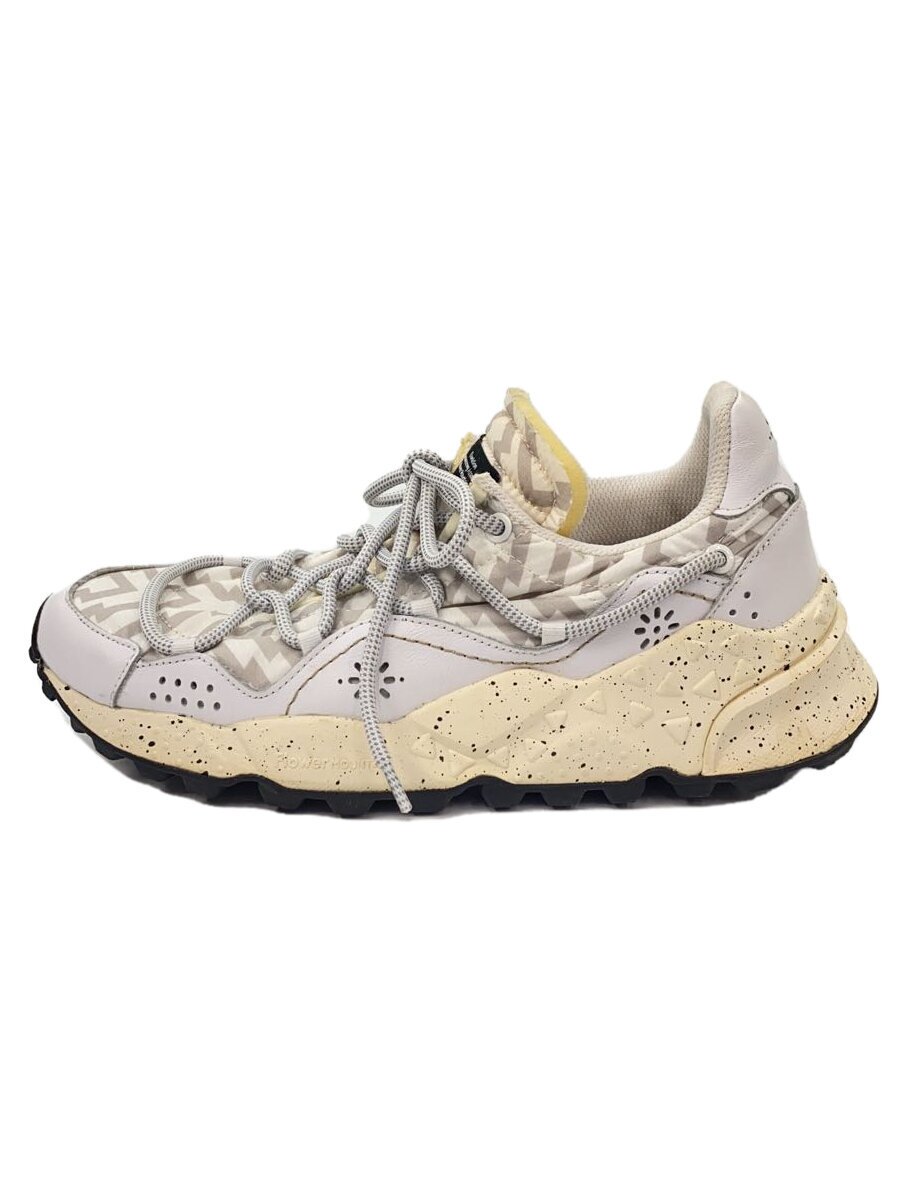 【中古】Flower MOUNTAIN◆ローカットスニーカー/26.5糎/WHT/FM65006【シューズ】