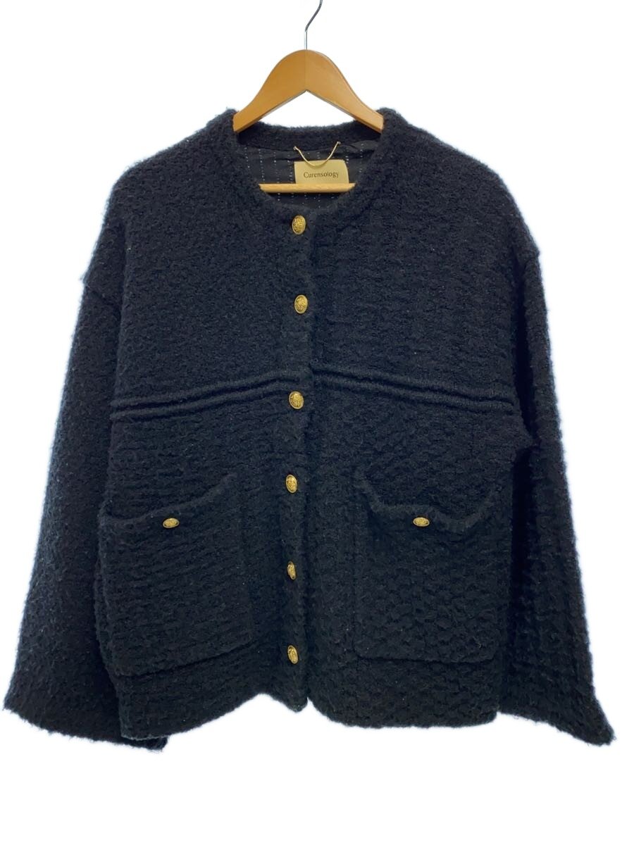 【中古】Curensology◆上衣/FREE/羊毛/BLK/CL106176ER【レディース御召しもの】