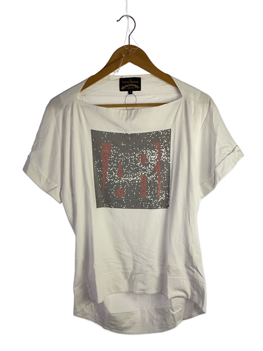 【中古】Vivienne Westwood◆ティーシャツ/M/綿織物/WHT//【レディース御召しもの】