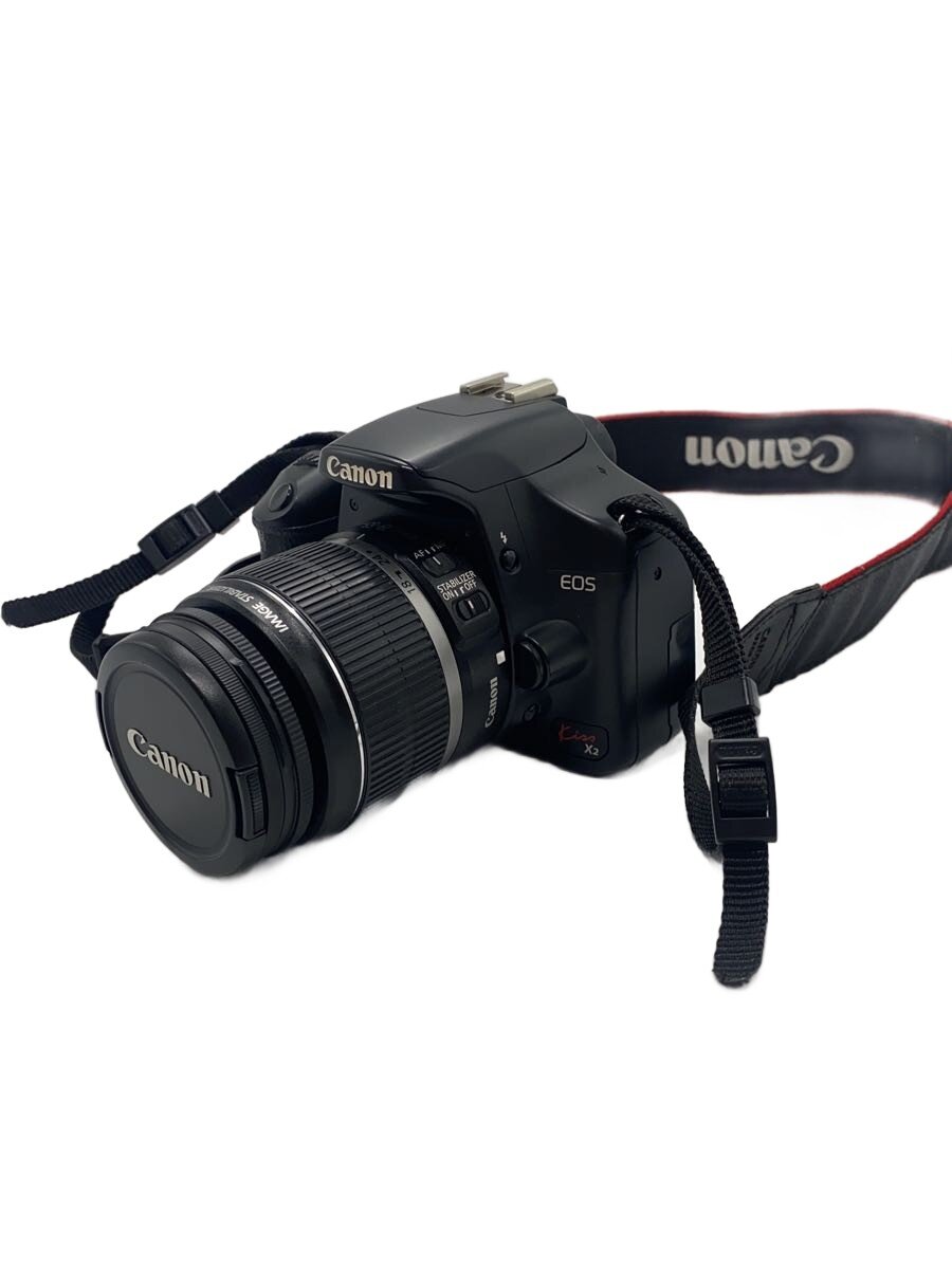 【中古】CANON◆デジタル一眼写真機 EOS Kiss X2 ダブルズームキット DS126181//【写真機】