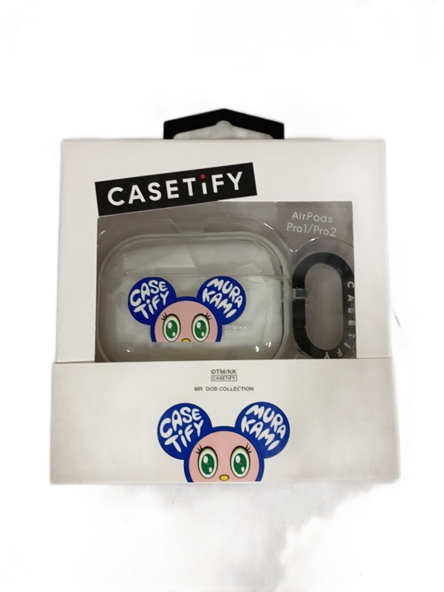 【中古】CASETiFY◆オーディオ余分の物//村上隆 × CASETiFY AirPods Pro/イヤホンケース【家電・視覚性・オーディオ】