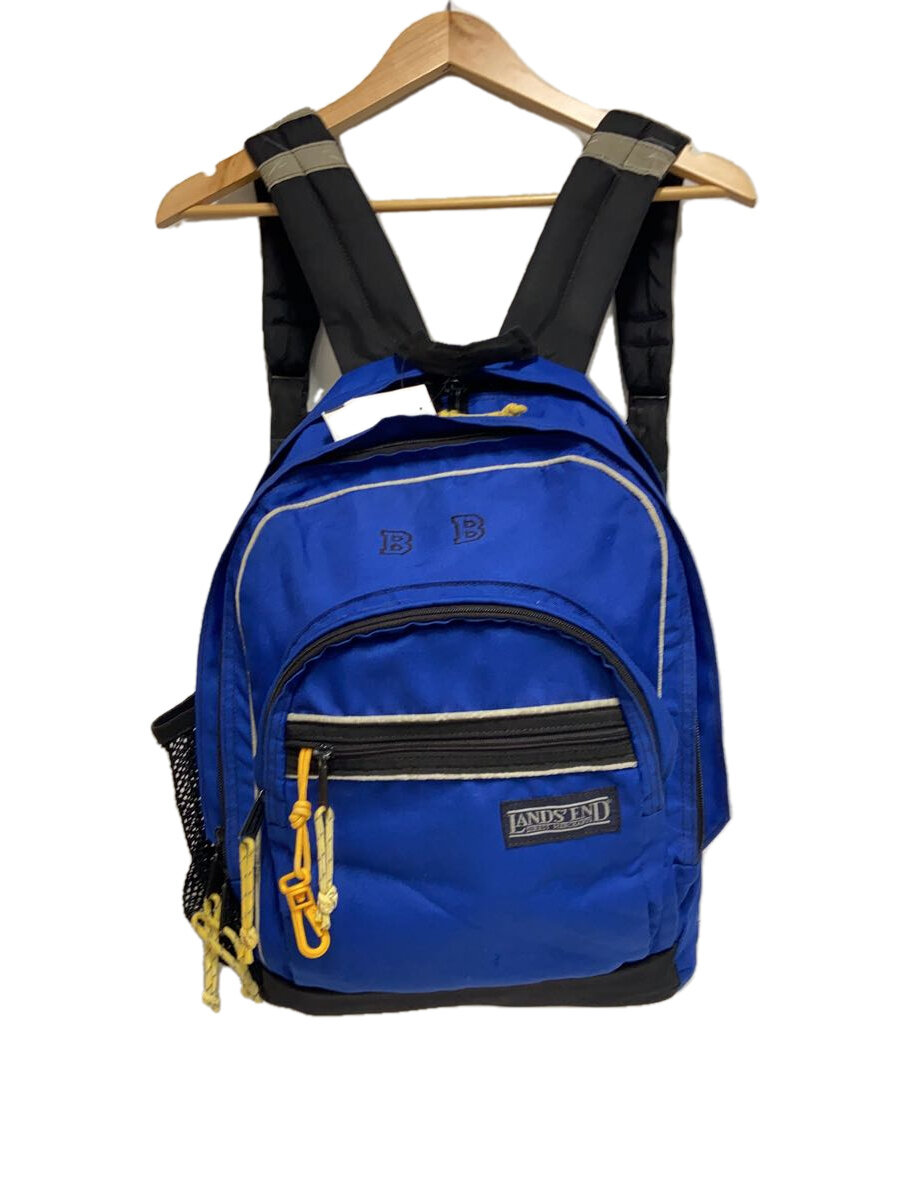 【中古】LANDS END◆背嚢/--/BLU【御徒面子】