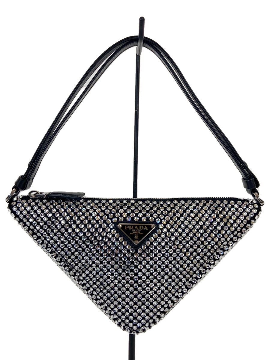【中古】PRADA◆ショルダーバッグ/--/BLK/1NQ044//【御徒面子】