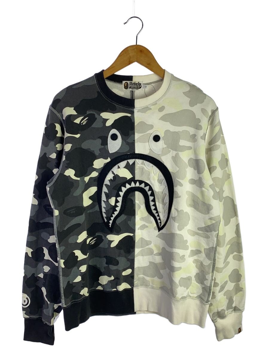 【中古】A BATHING APE◆スウェット/L/コットン/BLK/カモフラ/001SWC201011X/City camo【メンズウェア】|2nd STREET 店