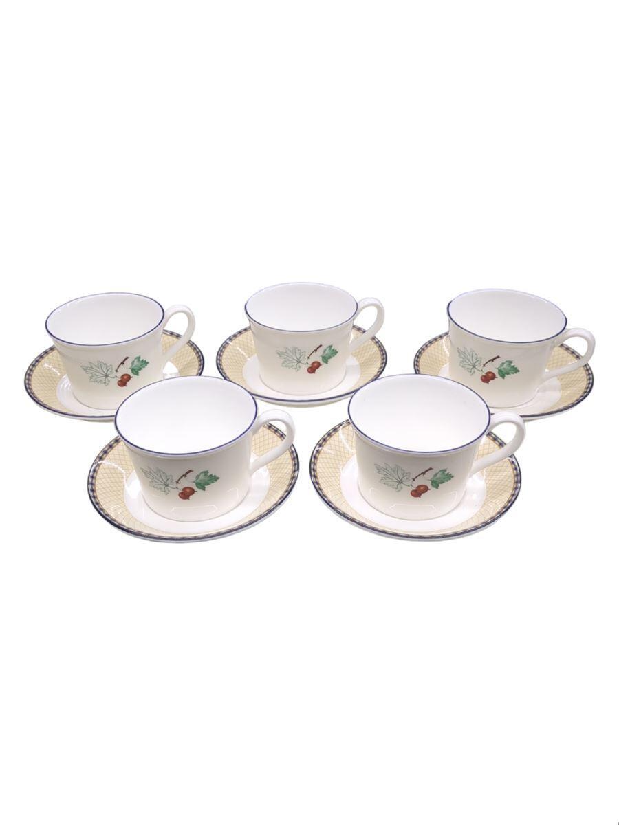 【中古】WEDGWOOD◆優勝杯\u0026平円盤/フルーツ交響曲/デルフィーシェイプ/5客仕掛ける【御厨子所備品】