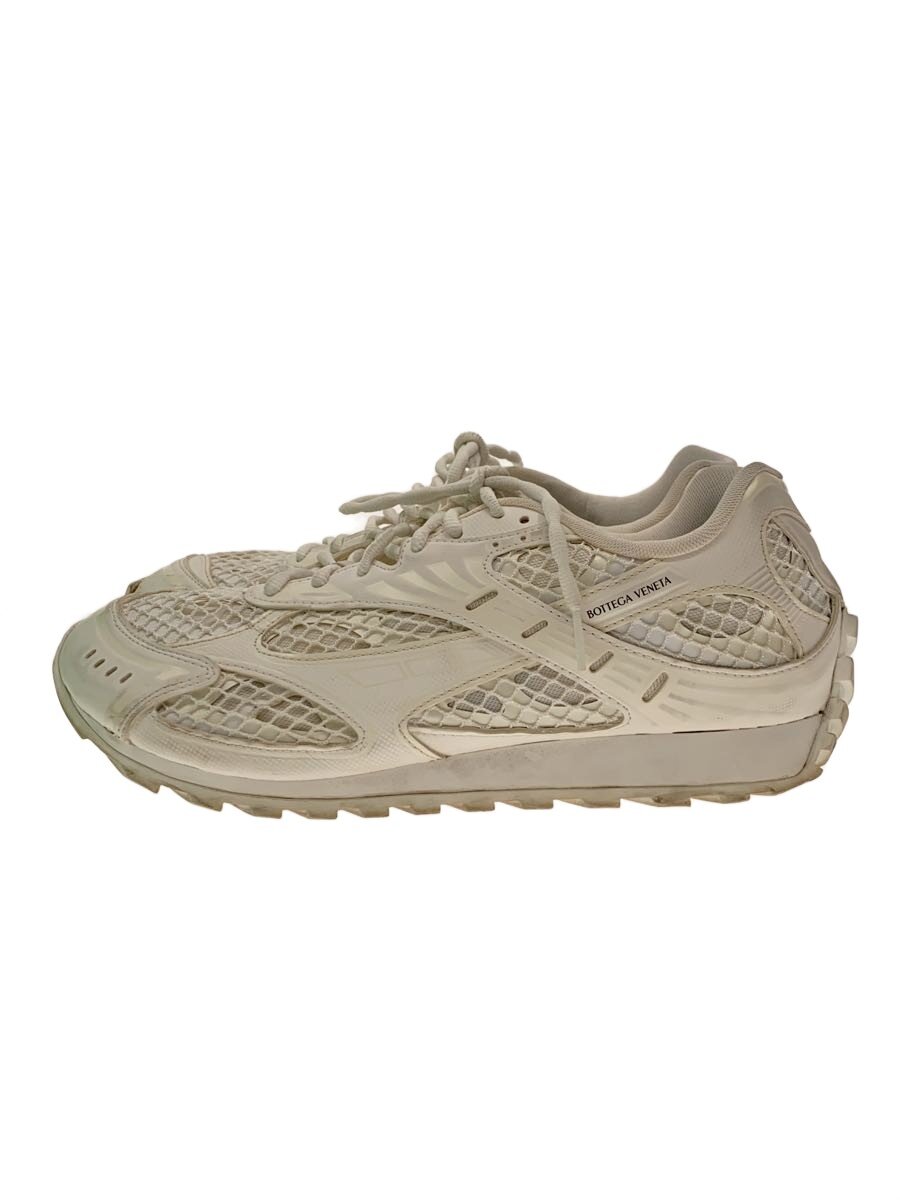 【中古】BOTTEGA VENETA◆Orbit Sneaker/ローカットスニーカー/44/WHT/PVC【シューズ】