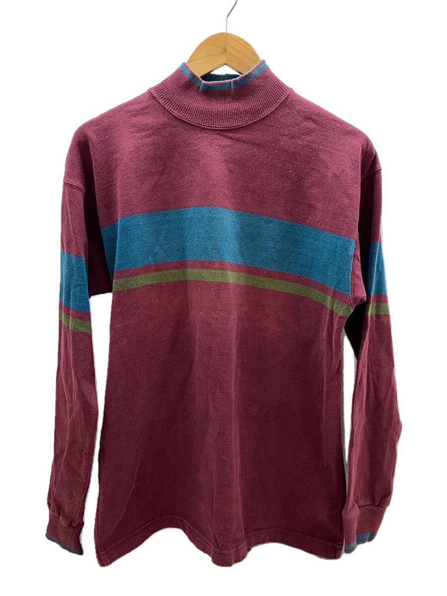 【中古】L.L.Bean◆長袖プルオーバー/S/綿織物/BRD/間借り人/USA製/モックネック【メンズウェア】