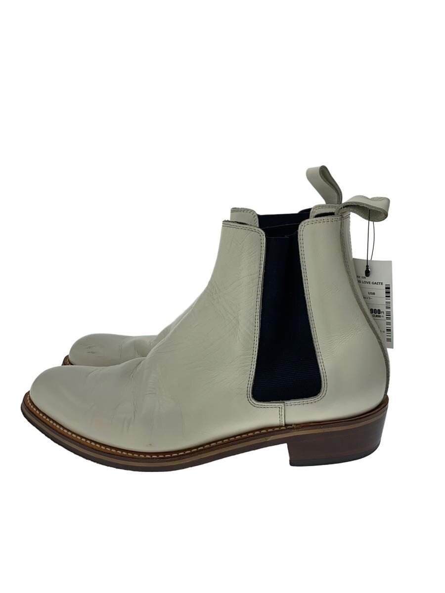 【中古】KIDS LOVE GAITE◆サイドゴアブーツ/US8/WHT【シューズ】|2nd STREET 店