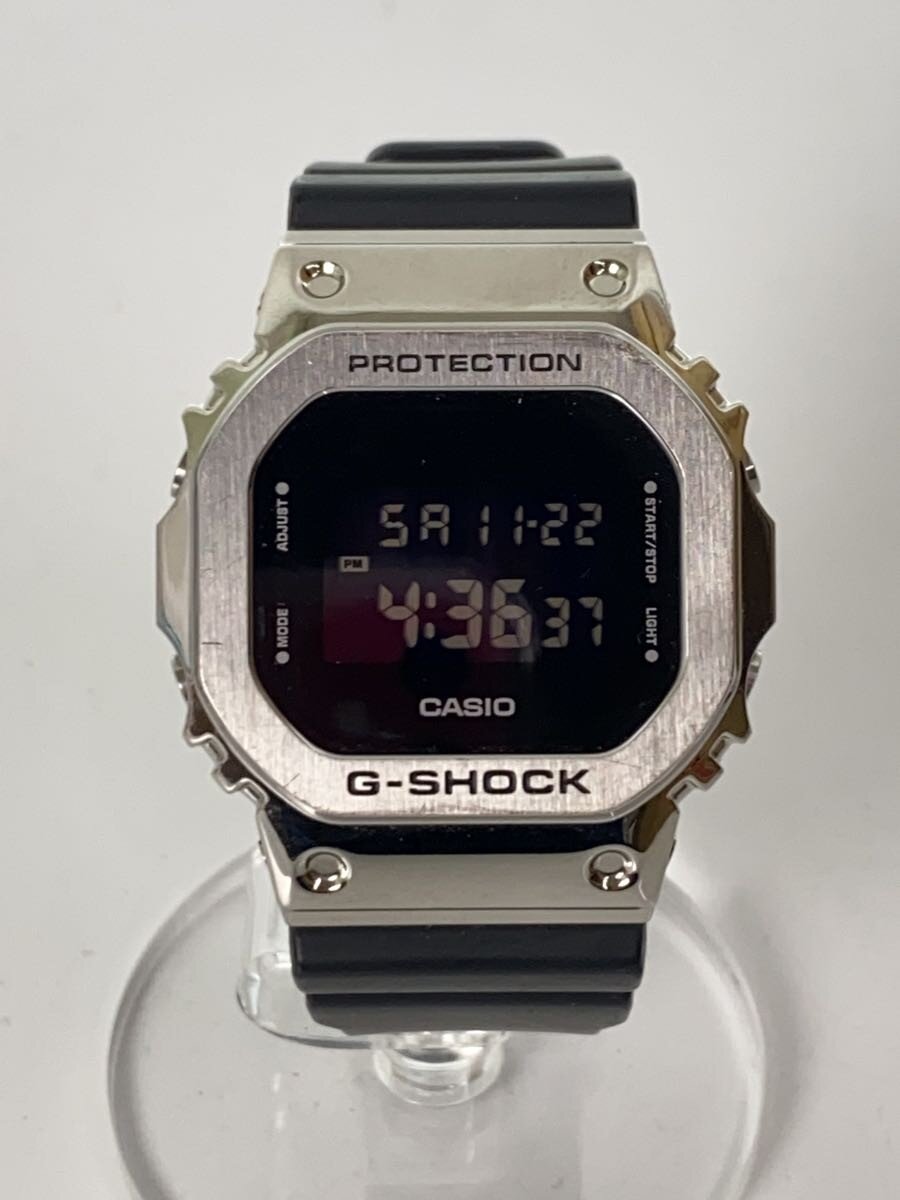 【中古】CASIO◆石英ウオッチ・G-SHOCK/デジタル/BLK/BLK【服飾雑貨他】