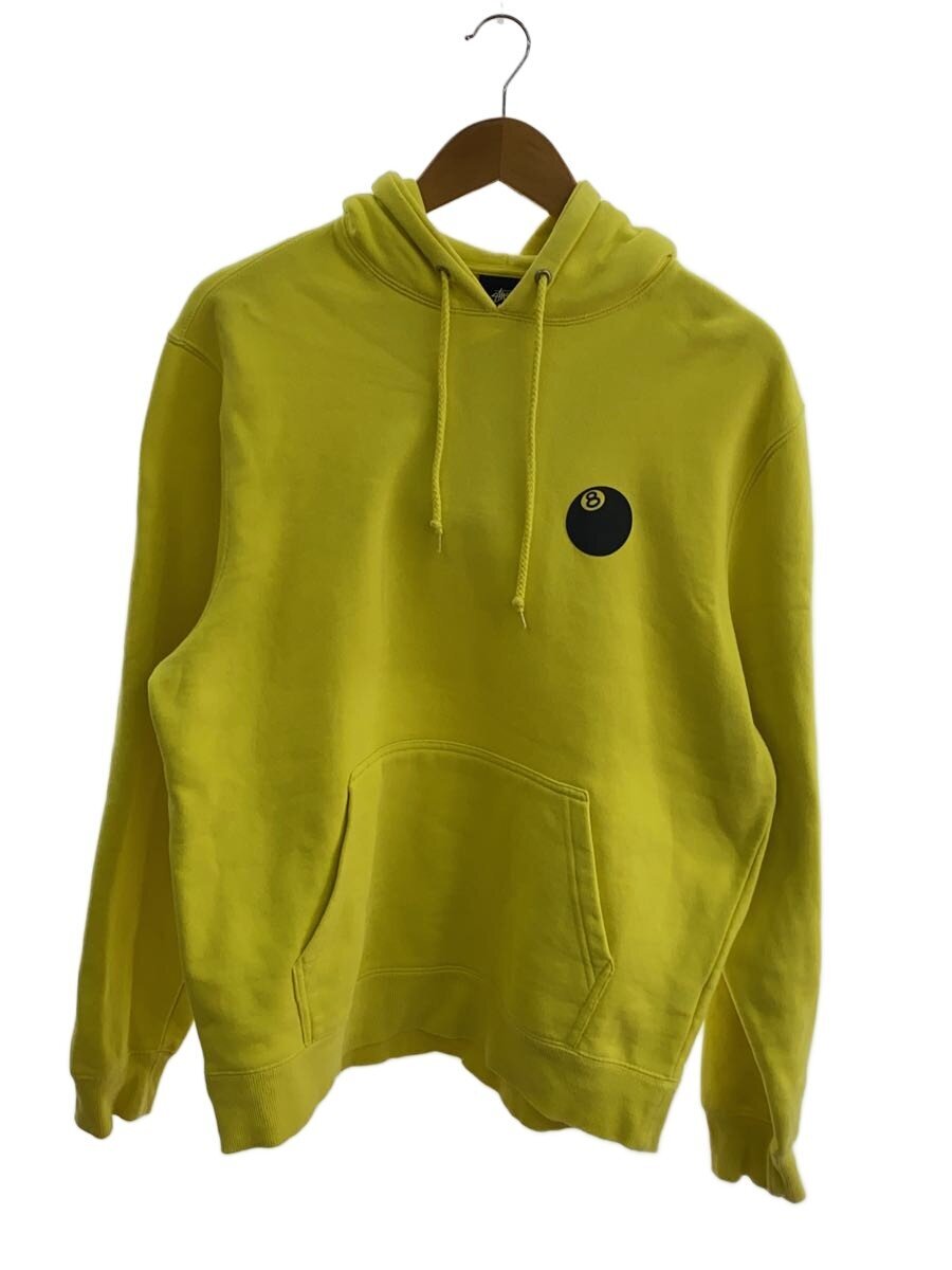 【中古】STUSSY◆パーカー/M/綿織物/YLW/8どんぶり鉢//【メンズウェア】