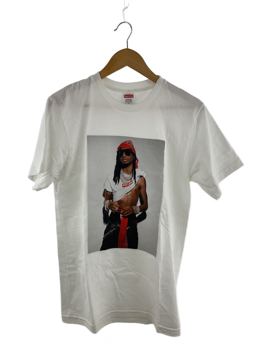 【中古】Supreme◆25FW/Playboi Carti Tee/ティーシャツ/S/綿織物/白いこと【メンズウェア】