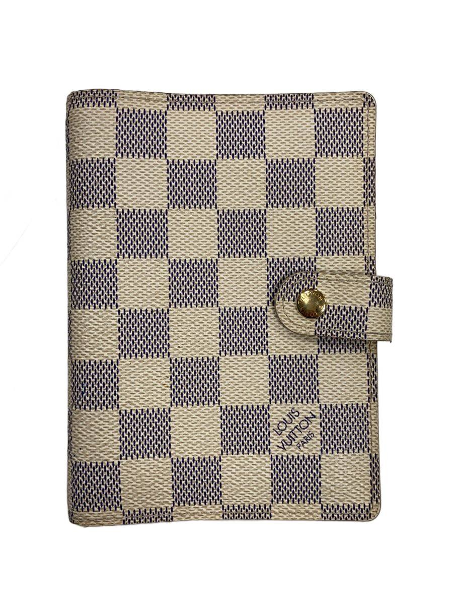 【中古】LOUIS VUITTON◆アジェンダPM_ダミエ・アズール/レザー/GRY/レディース【服飾雑貨他】|2nd STREET 店