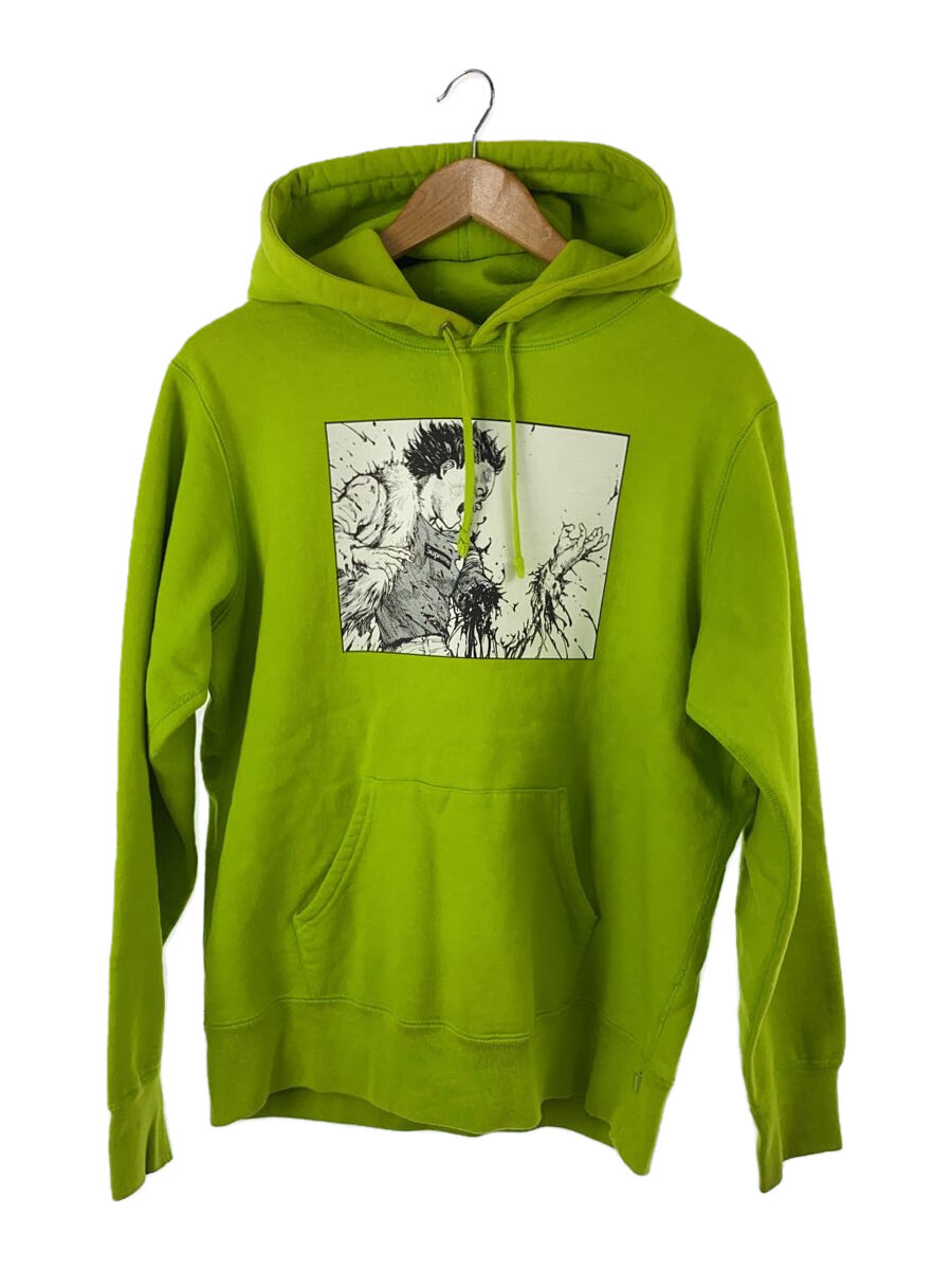 【中古】Supreme◆17AW/AKIRA Arm Hooded Sweatshirt/パーカー/S/綿織物/GRN//【メンズウェア】