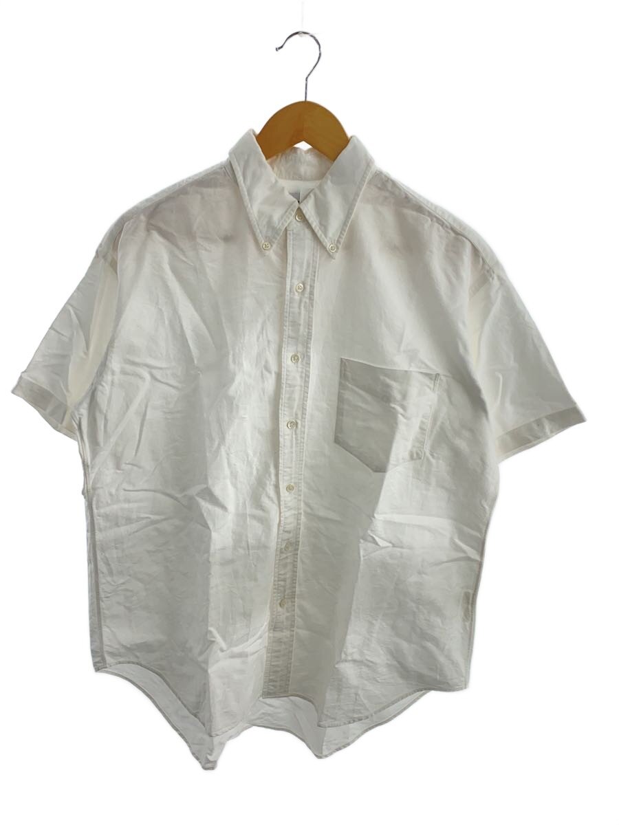 【中古】Graphpaper◆長袖プルオーバー/1/綿織物/WHT/無地/GM211-50622B//【メンズウェア】