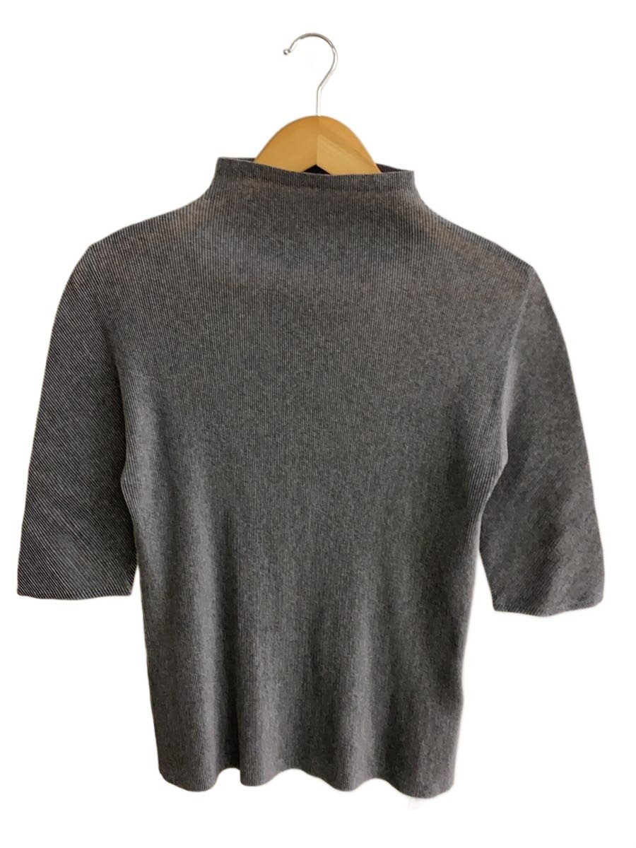 【中古】PLEATS PLEASE ISSEY MIYAKE◆ティーシャツ/3/ポリエステル/薄墨色/無地/PP02FK113【レディース御召しもの】