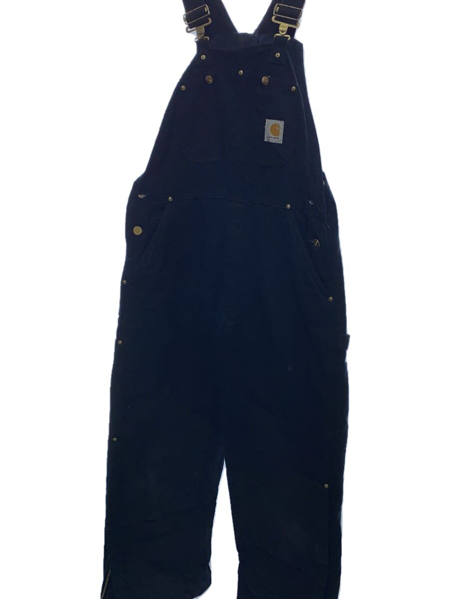 【中古】Carhartt◆大層らしいオール/36/綿織物/BLK/無地/R03//【メンズウェア】