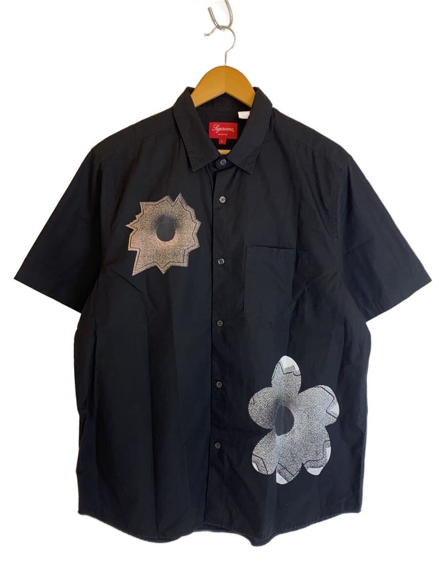 【中古】Supreme◆Nate Lowman S/S Shirt/半袖シャツ/L/コットン/BLK【メンズウェア】｜2ｎｄ STREET 店