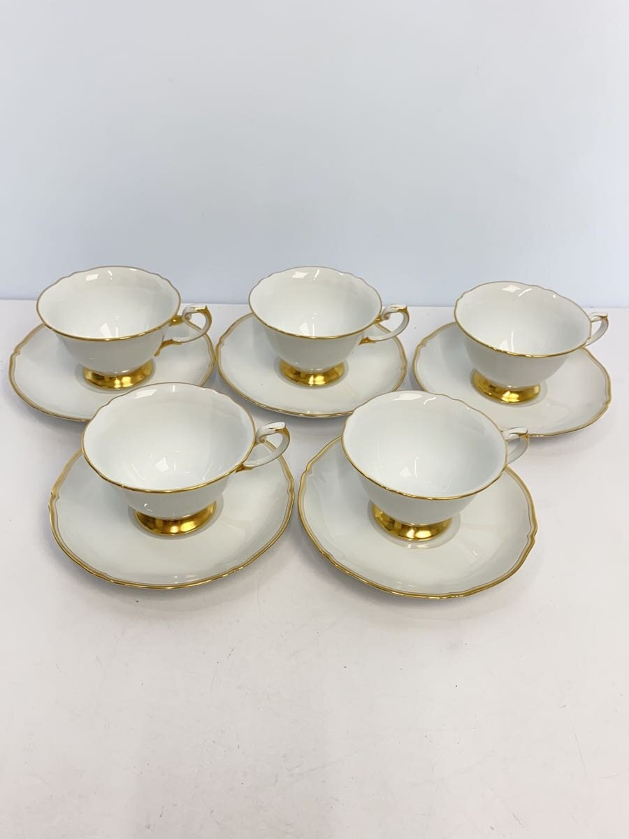 【中古】大倉陶園◆カップ&ソーサー/5点セット/WHT/ホワイトマスターピース/オオクラトウエン【キッチン用品】 20,275円
